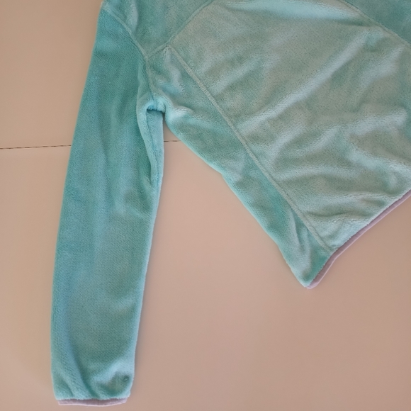 Free Country Mint Green Pullover Fleece Sweater Junior Women's Size Medium - Picture 7 of 16